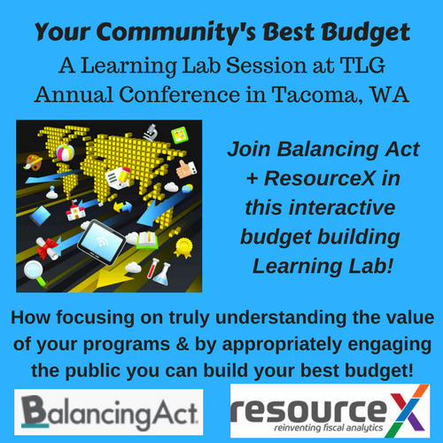 Your Community's Best Budget! A Learning Lab Experience at TLG in Tacoma!
