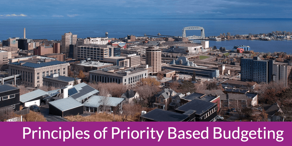 Creating Community Alignment through Priority Based Budgeting in Duluth
